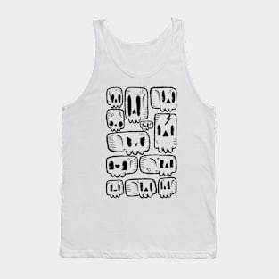 SKULLYS (dark mode) Tank Top